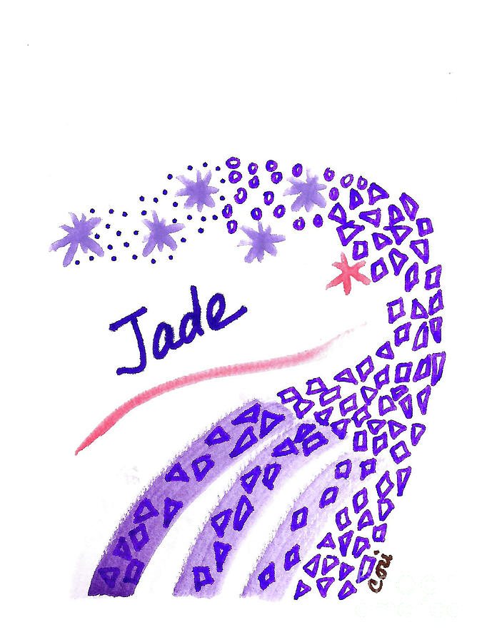 Jade Drawing by Corinne Carroll