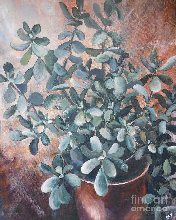 Jade Painting by Joan Clear