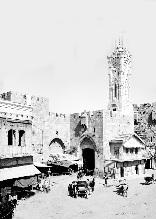 Jaffa Gate Clock Photograph by Munir Alawi