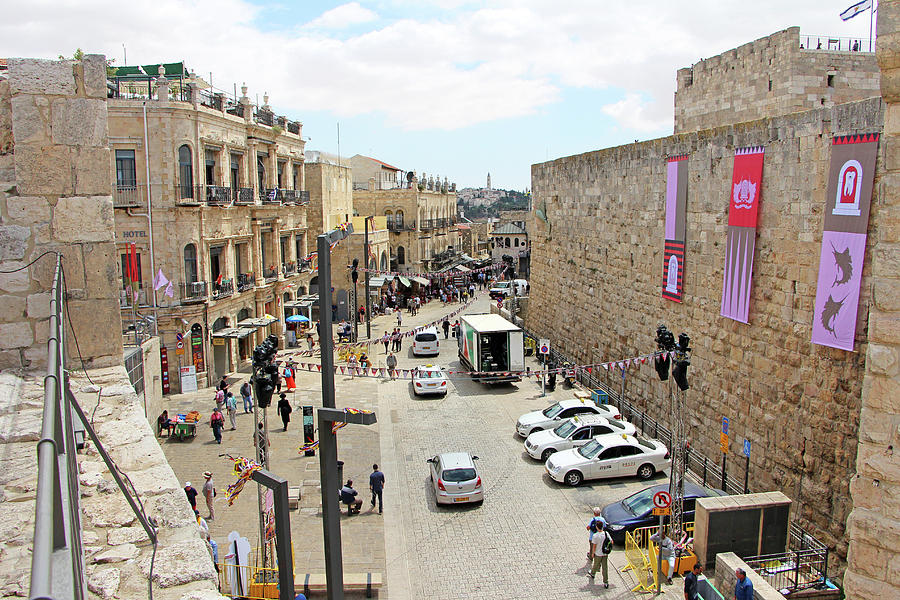 Jaffa Gate View Photograph by Munir Alawi