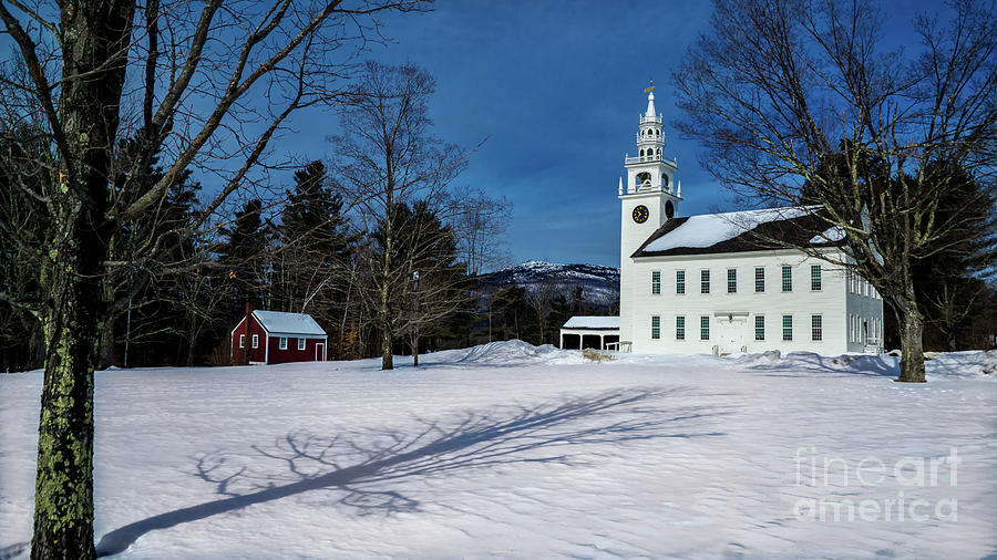 Jaffrey Meeting House. Jaffrey, New Hampshire Photograph by New England Photography