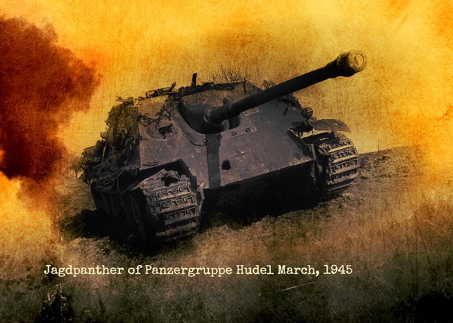 Jagdpanther German WW2 tank Digital Art by John Wills
