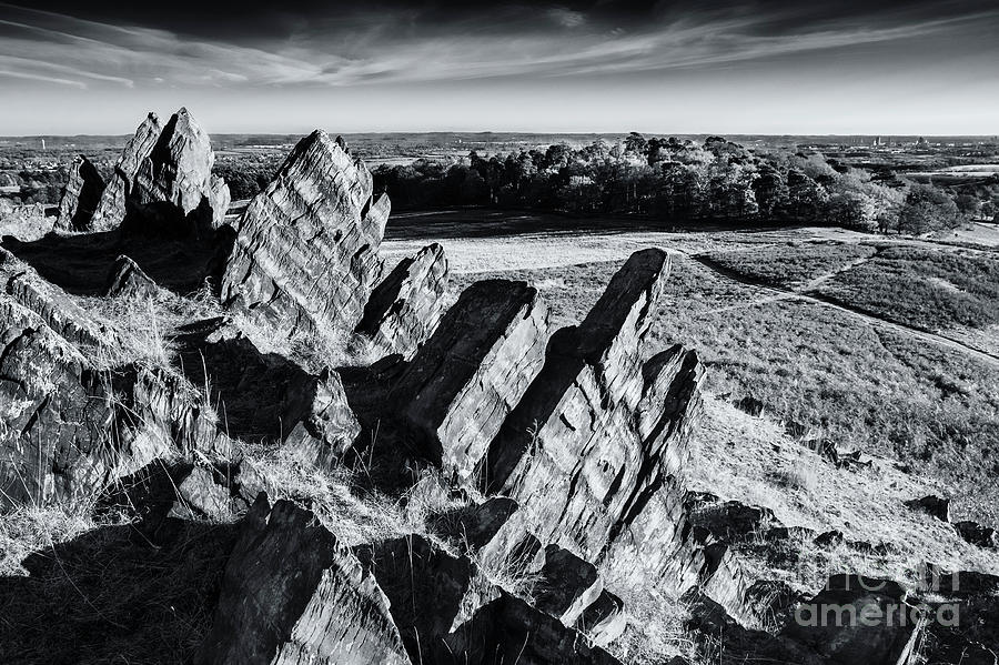 Jagged Rocks, Bradgate Park, UK Photograph by Philip Preston