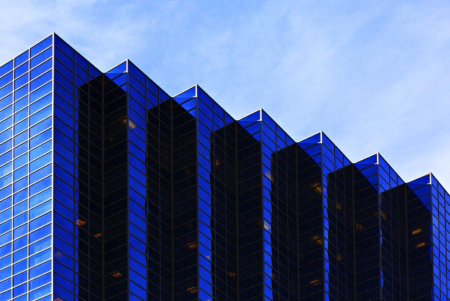 Architecture Photograph - Jagged Sky Scraper by Marilyn Hunt