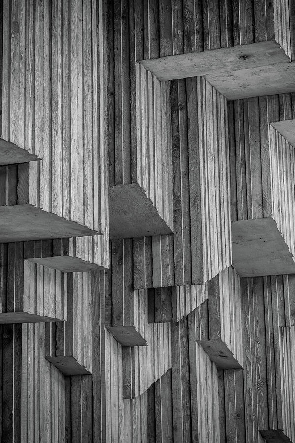 Jagged Wall Photograph by Anthony Doudt