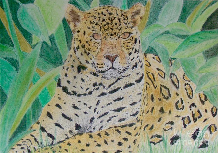 Jaguar Painting by Cybele Chaves