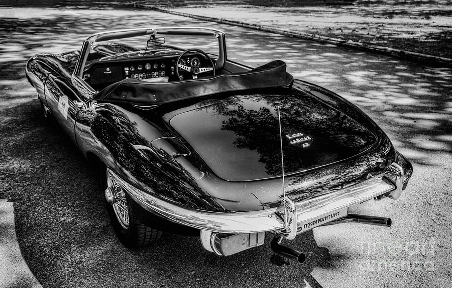 Vintage Photograph - Jaguar E-Type 4.2 by Adrian Evans