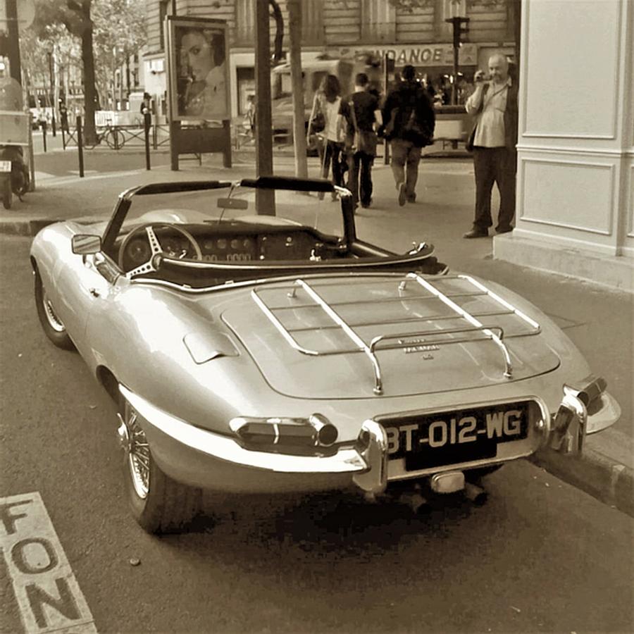 Old Jaguar E-type Cabriolet Photograph