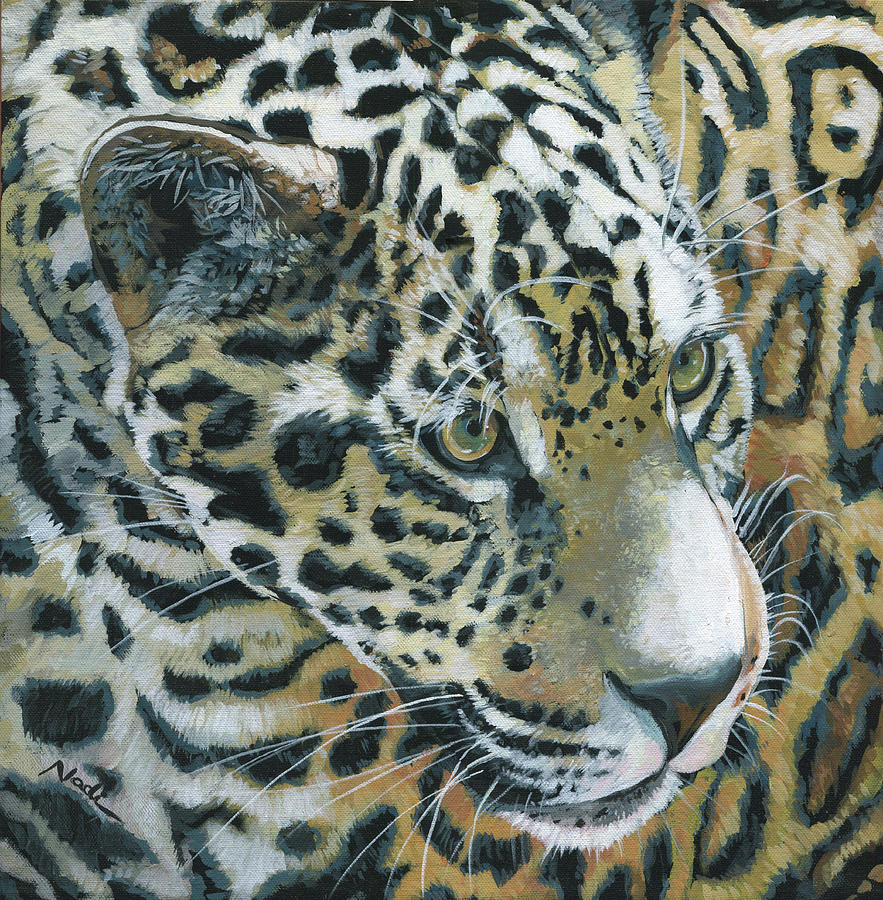 Jaguar Painting by Nadi Spencer