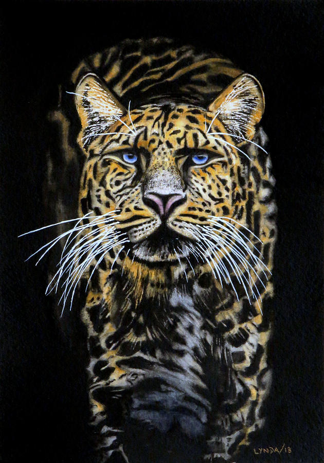 Wildlife Painting - Jaguar on the prowel by Lynda Grant