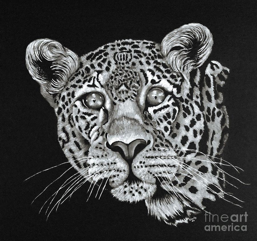 The Jaguar - Split Tones Painting by Cindy Treger