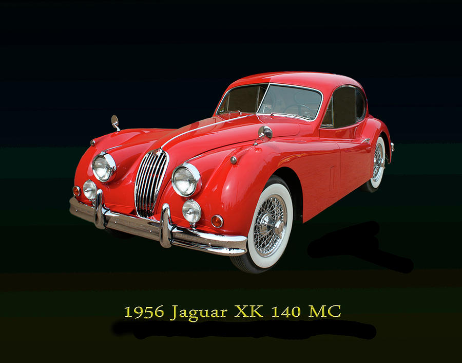 Jaguar X K 140 M C 1956 Photograph by Jack Pumphrey