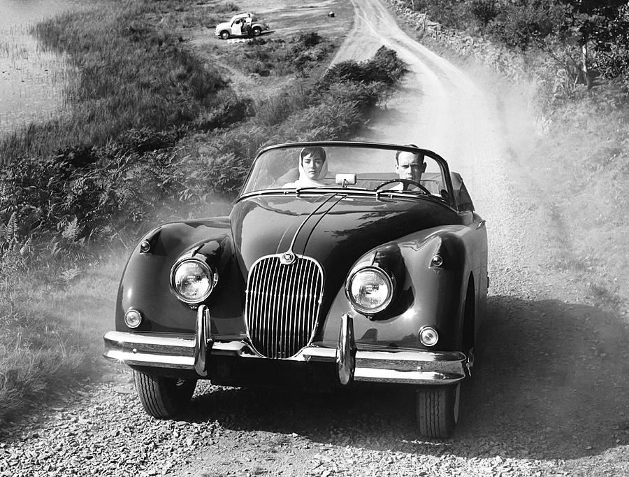 Architecture Photograph - Jaguar XK 150 Drophead Coupe by Underwood Archives