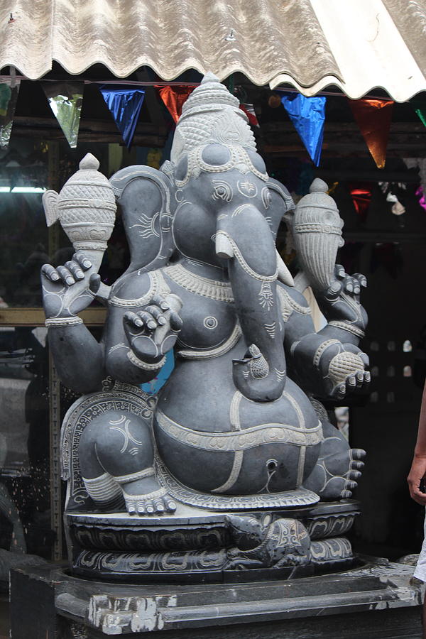 Jai Ganesha, Mahabalipuram Photograph by Jennifer Mazzucco