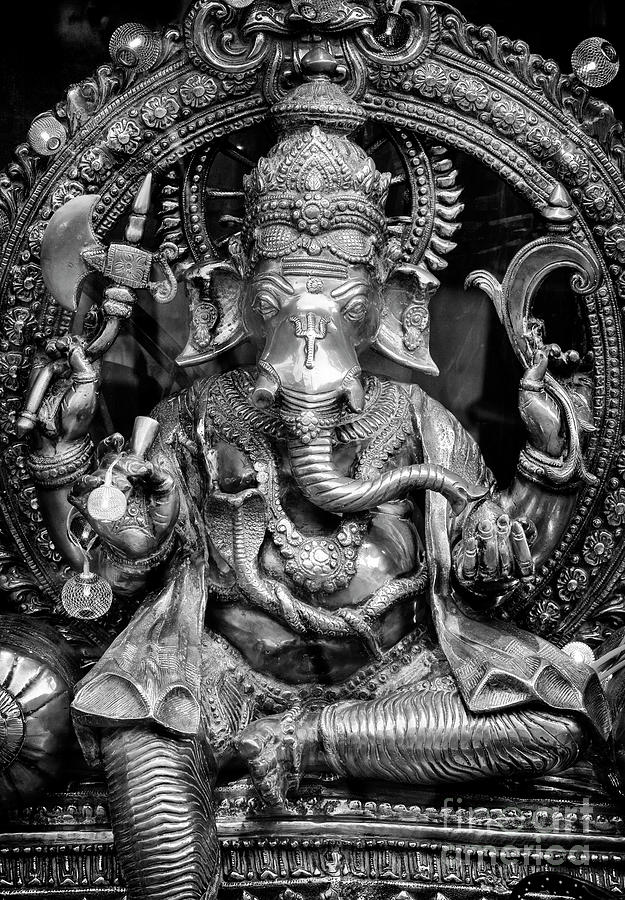Black And White Photograph - Jai Ganesha by Tim Gainey