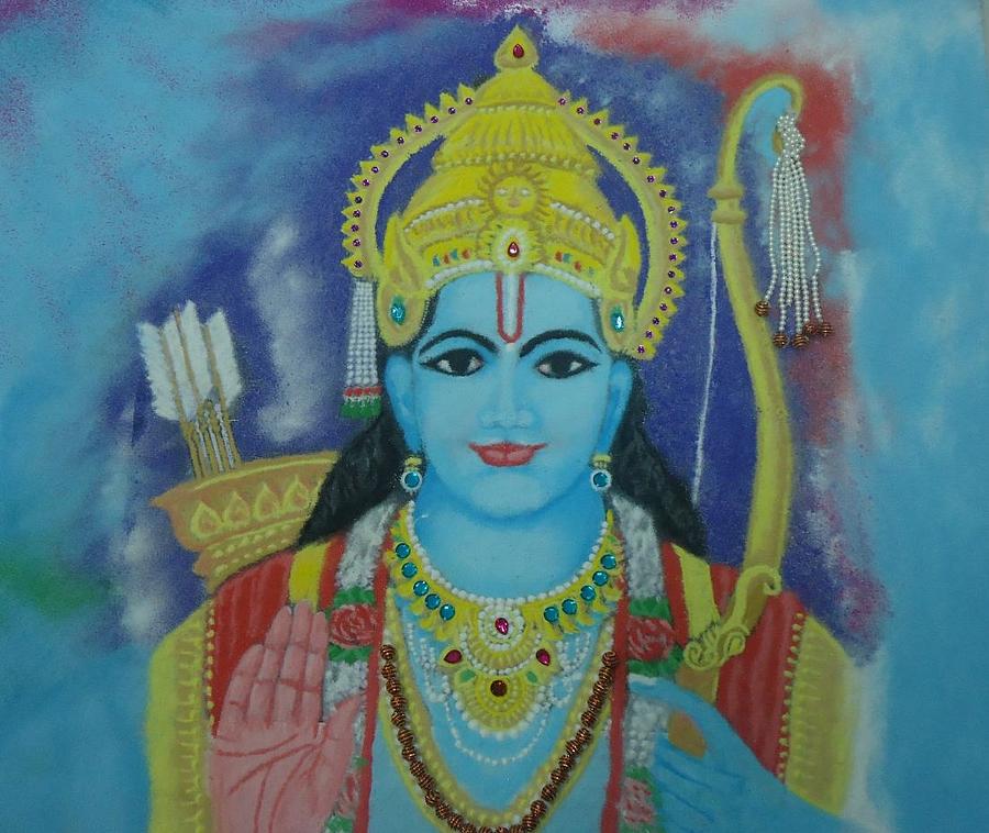 Jai Shree Ram Mixed Media by Ravindra Pansare - Pixels