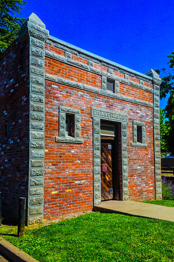 Architecture Photograph - Jail Jamestown by Garry Gay