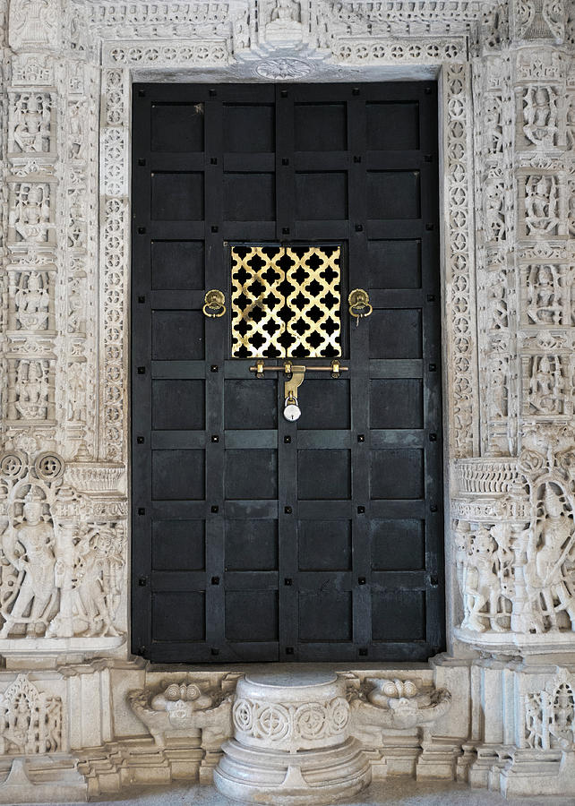 Jain Photograph - Jain Temple Door by Doug Matthews