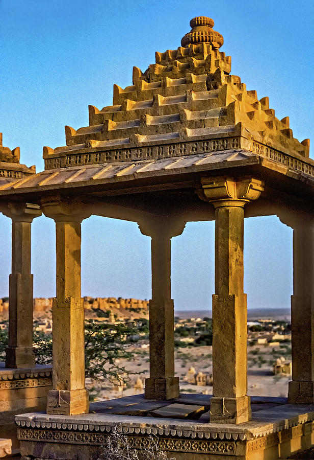 Jaisalmer Chhatri 3 Photograph by Steve Harrington