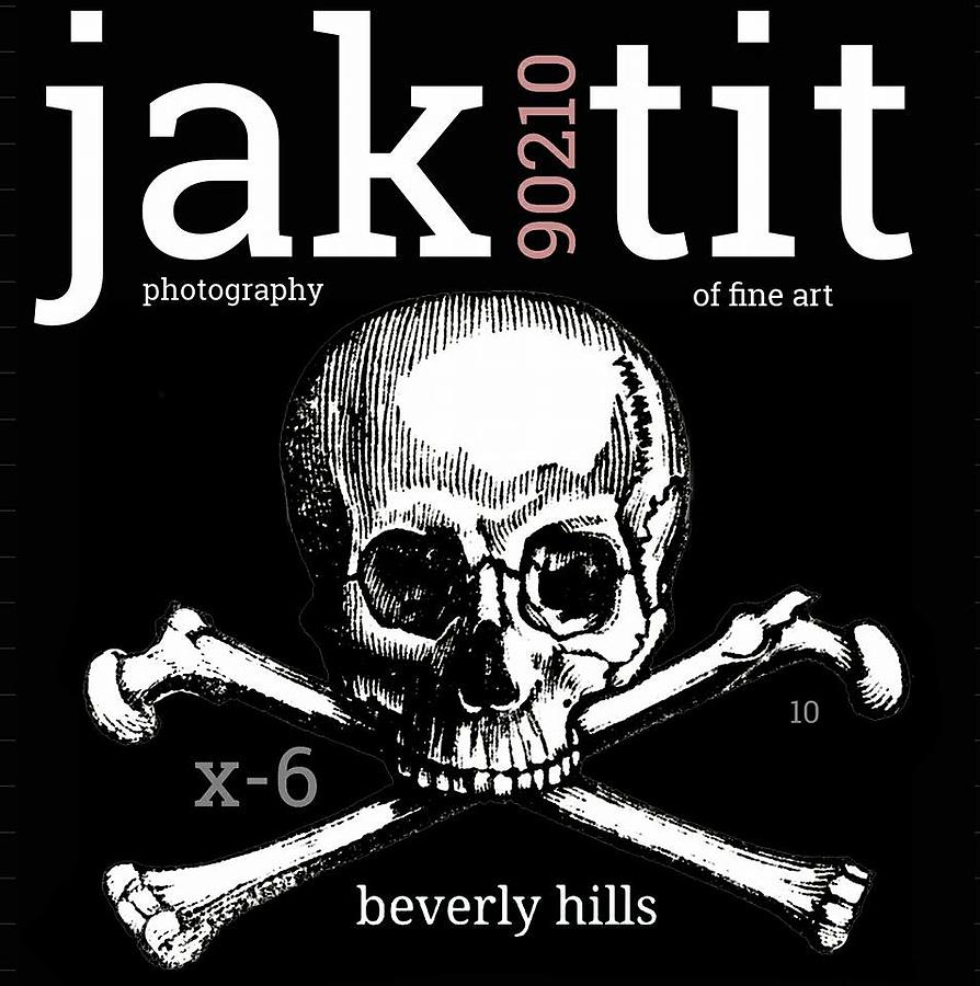 Beverly Hills Digital Art - Jak 90210 Tit Logo Beverly Hills by Jak Tit