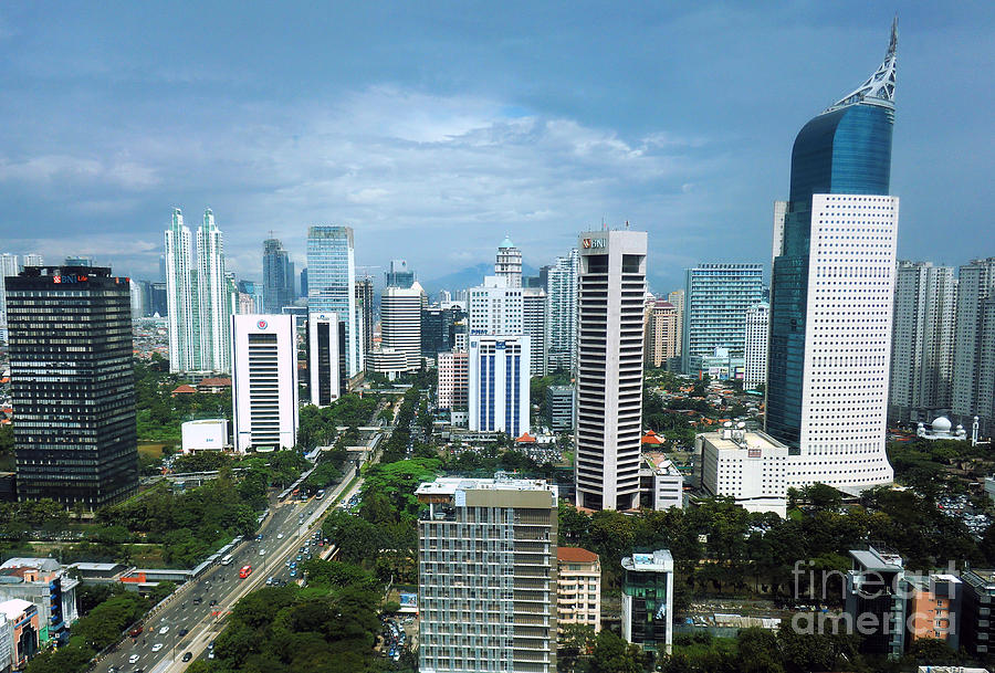  Jakarta Skyline  Photograph by Rex Wholster