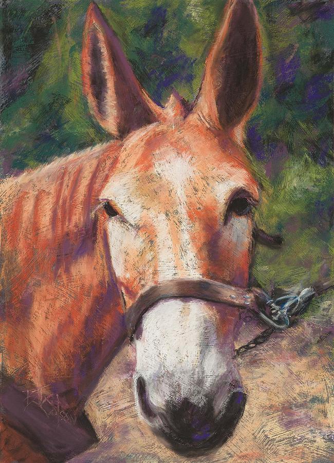 Donkey Painting - Jake by Billie Colson