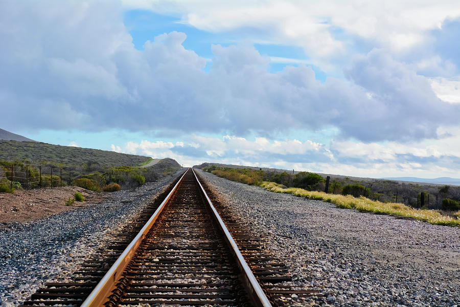 Jalama Beach Railroad Tracks Photograph by Kyle Hanson