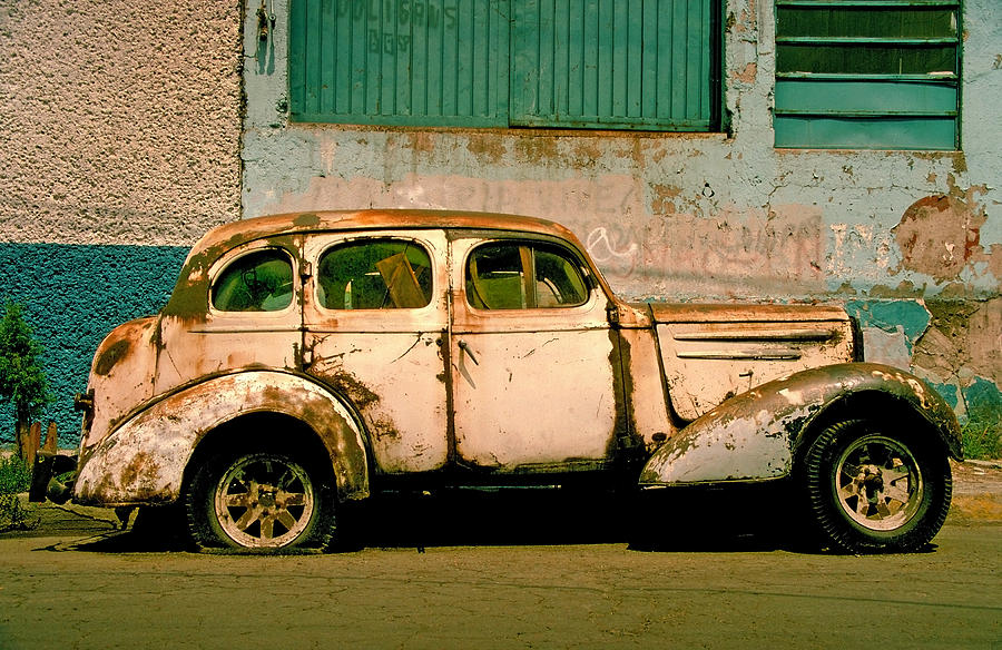 Car Photograph - Jalopy by Skip Hunt