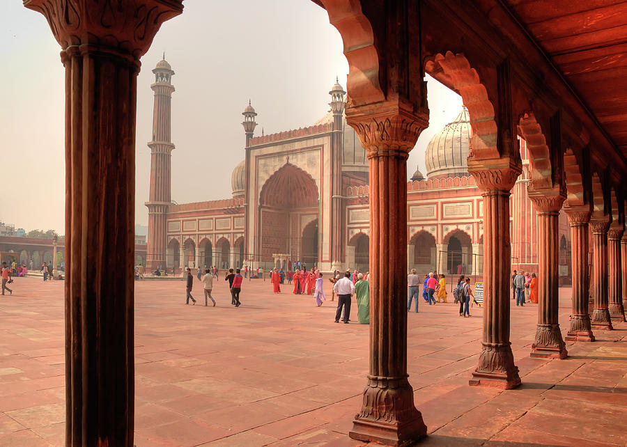 Architecture Photograph - Jama Masjid, Delhi 3 by Doug Matthews