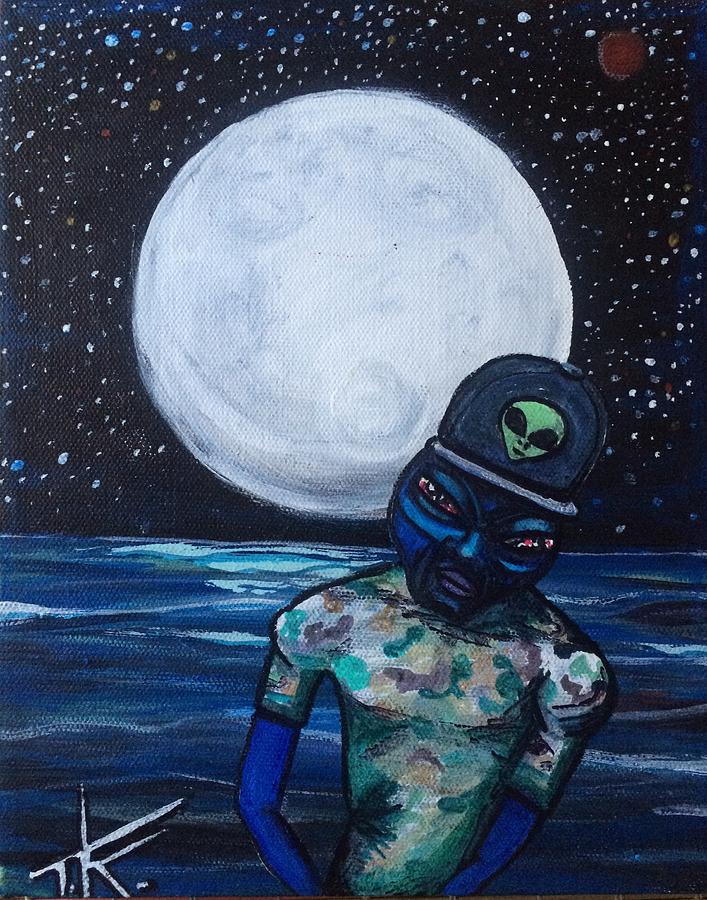 Jamaicalien Painting by Similar Alien