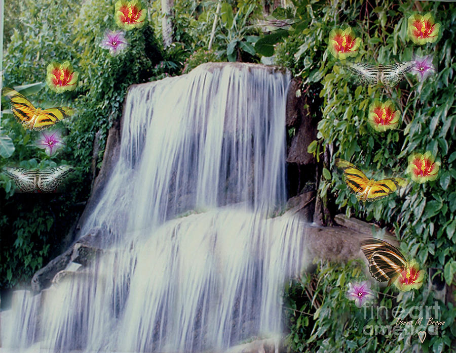 Waterfall Photograph - Jamaican Waterfalls  by Donna Brown