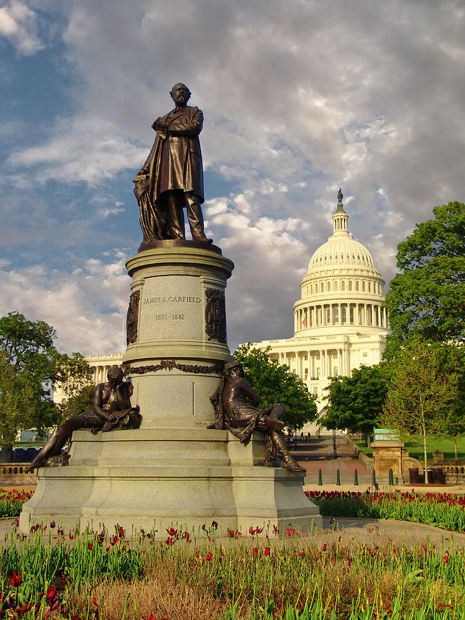 James A. Garfield Monument - Washington D. C. Photograph by Glenn McCarthy Art and Photography