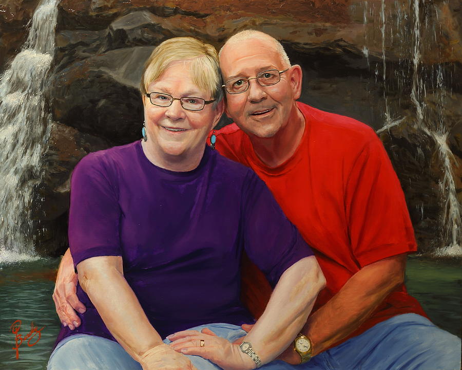 James and Judy Ballard Painting by Glenn Beasley