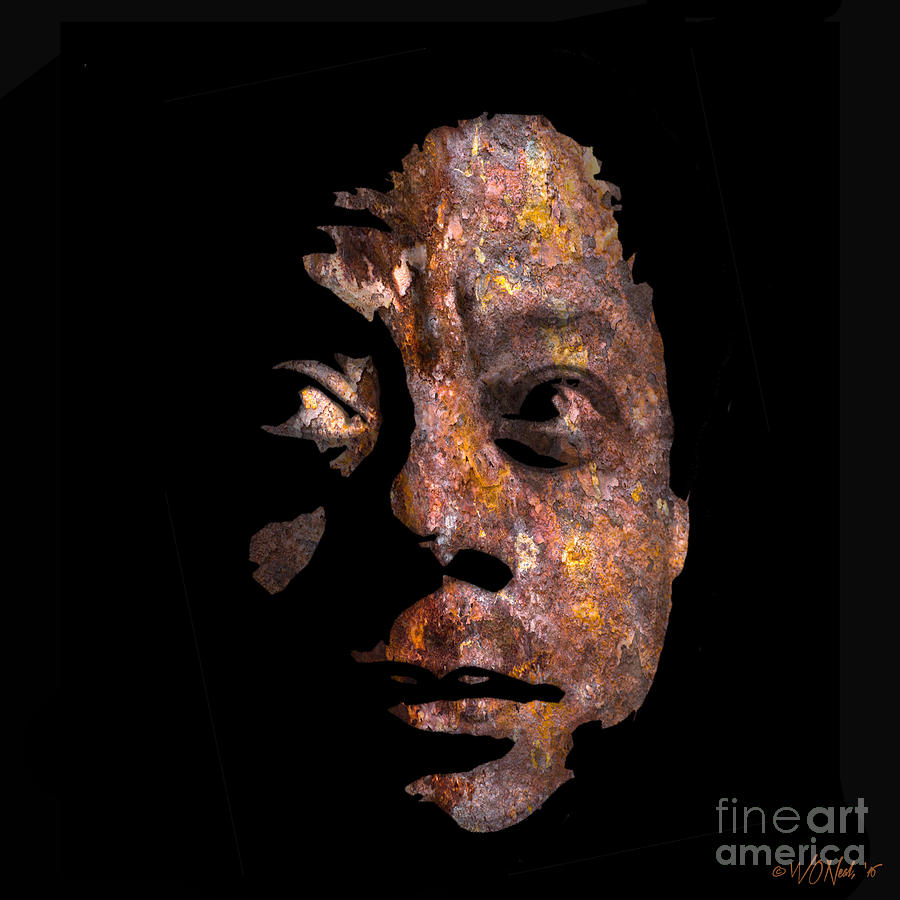 Portrait Digital Art - James Arthur Baldwin by Walter Neal