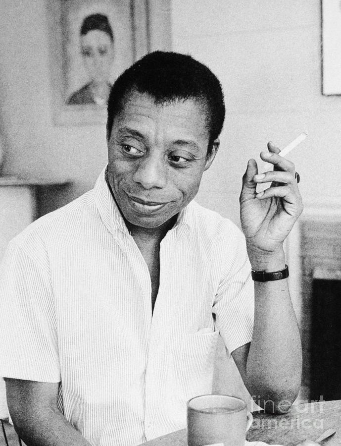1950s Photograph - James Baldwin by Granger 1950s Photograph - James Baldwin by Granger