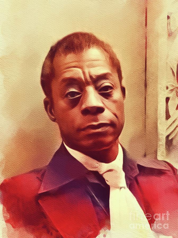 James Baldwin, Literary Legend Painting by Esoterica Art Agency