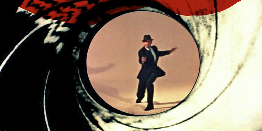 James Bond, Gun Barrel, Opening, Sean Connery Mixed Media by Thomas Pollart