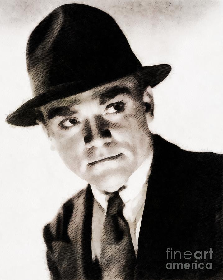 Hollywood Painting - James Cagney, Hollywood Legend by John Springfield by Esoterica Art Agency