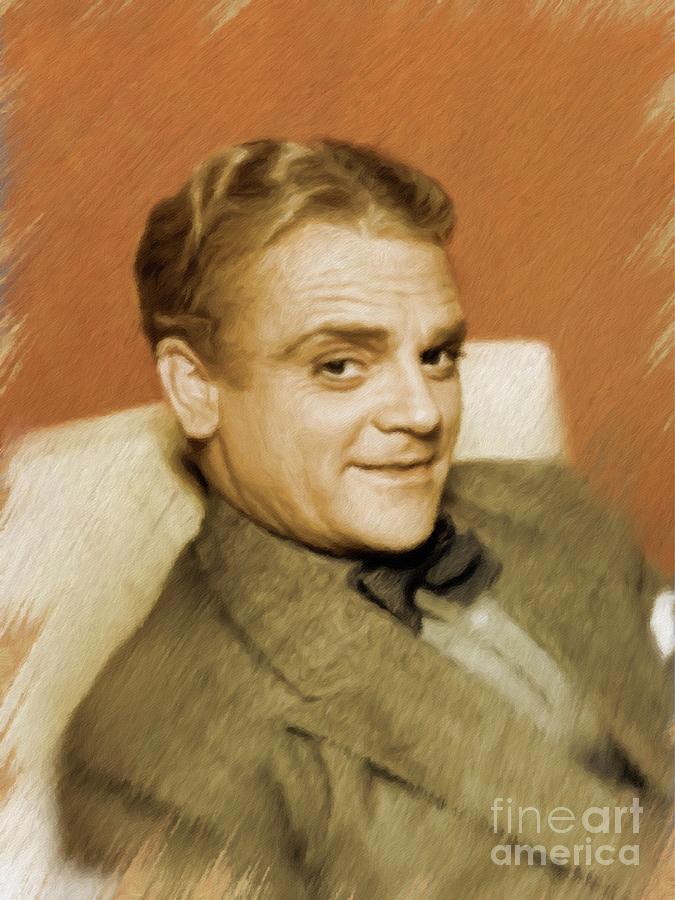 Hollywood Painting - James Cagney, Vintage Actor by Esoterica Art Agency