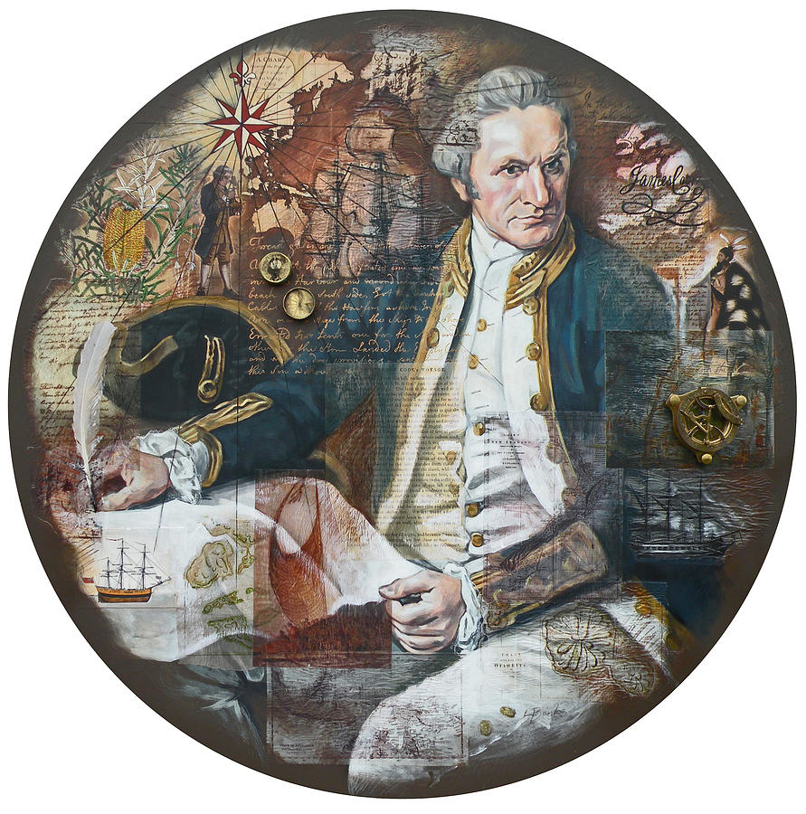 James Cook Painting by Leigh Banks