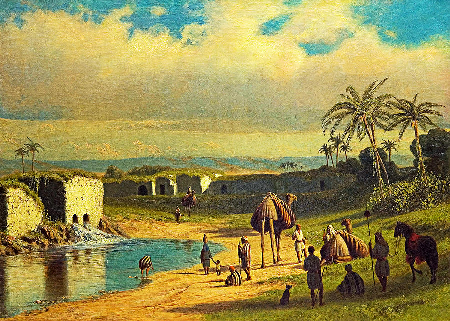 James Fairman Oriental Oasis 1872 Photograph by Munir Alawi