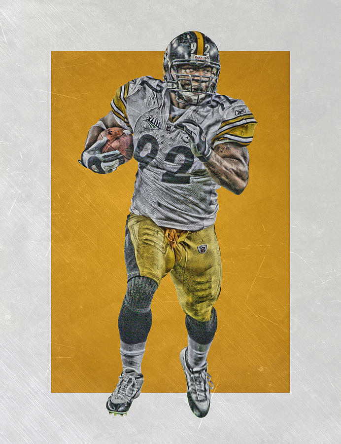 Troy Polamalu Pittsburgh Steelers Art Framed Print by Joe Hamilton