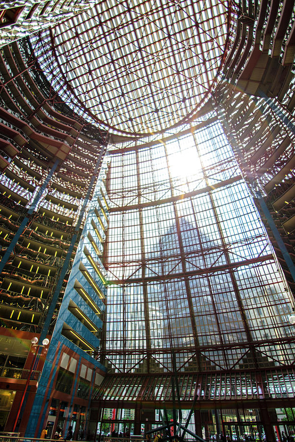 James R Thompson Center Interior II Chicago Photograph by Deborah Smolinske
