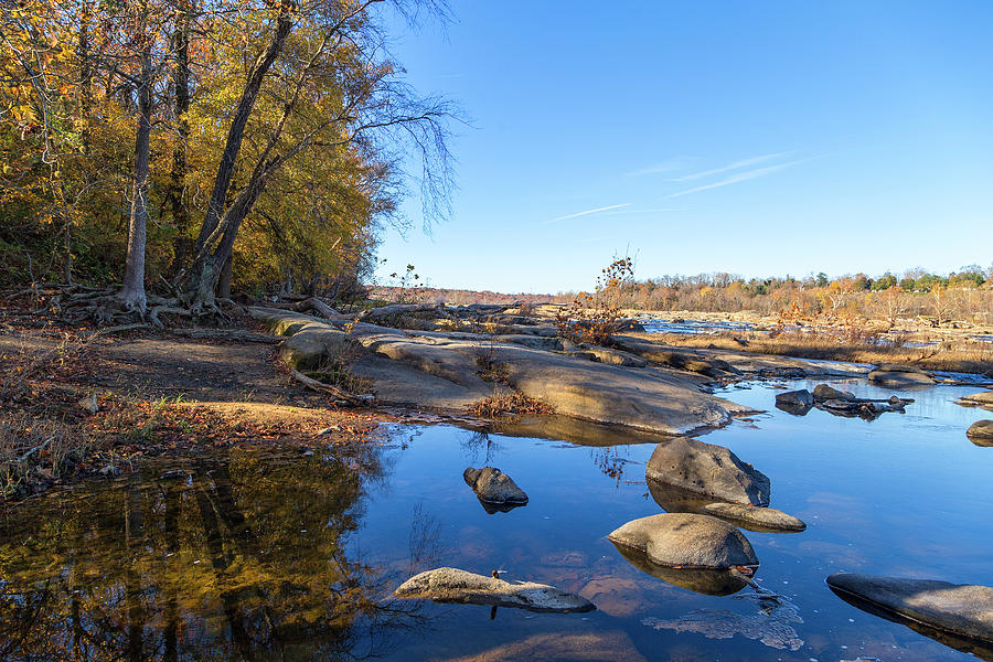 James River Fall Photograph by Alan Raasch