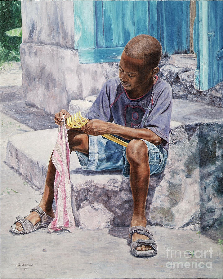 James Painting by Roshanne Minnis-Eyma