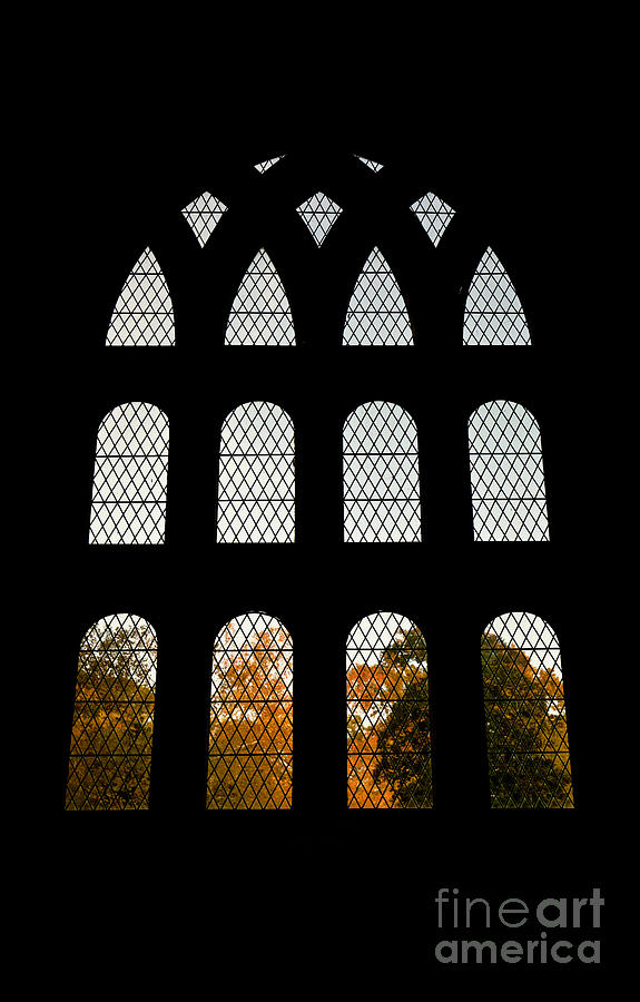 Jamestown Church Window Photograph by Rachel Morrison