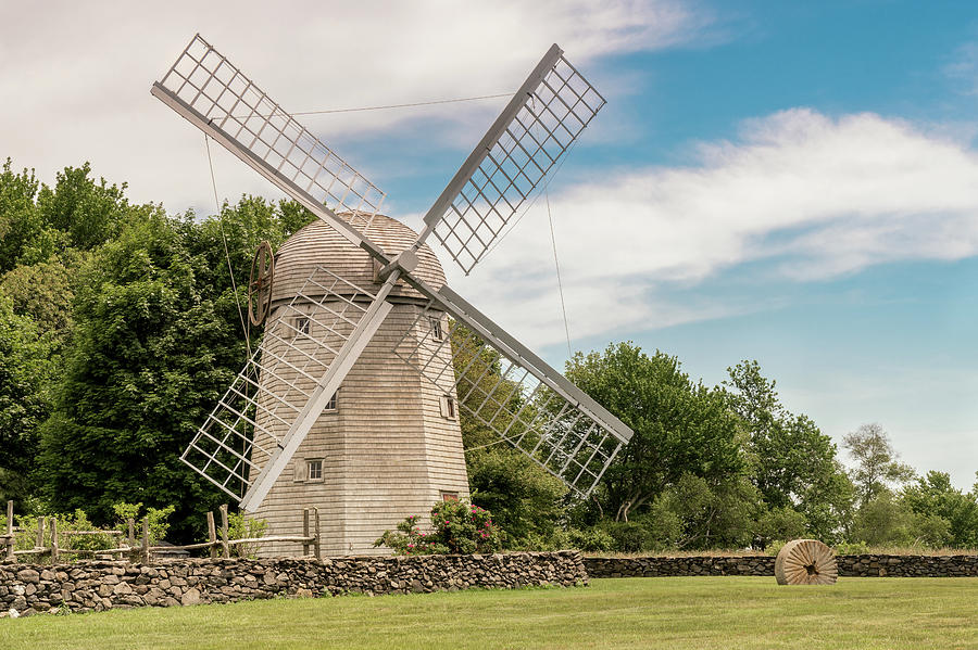 Jamestown Windmill, Jamestown, Rhode Island Photograph by Dawna Moore Photography
