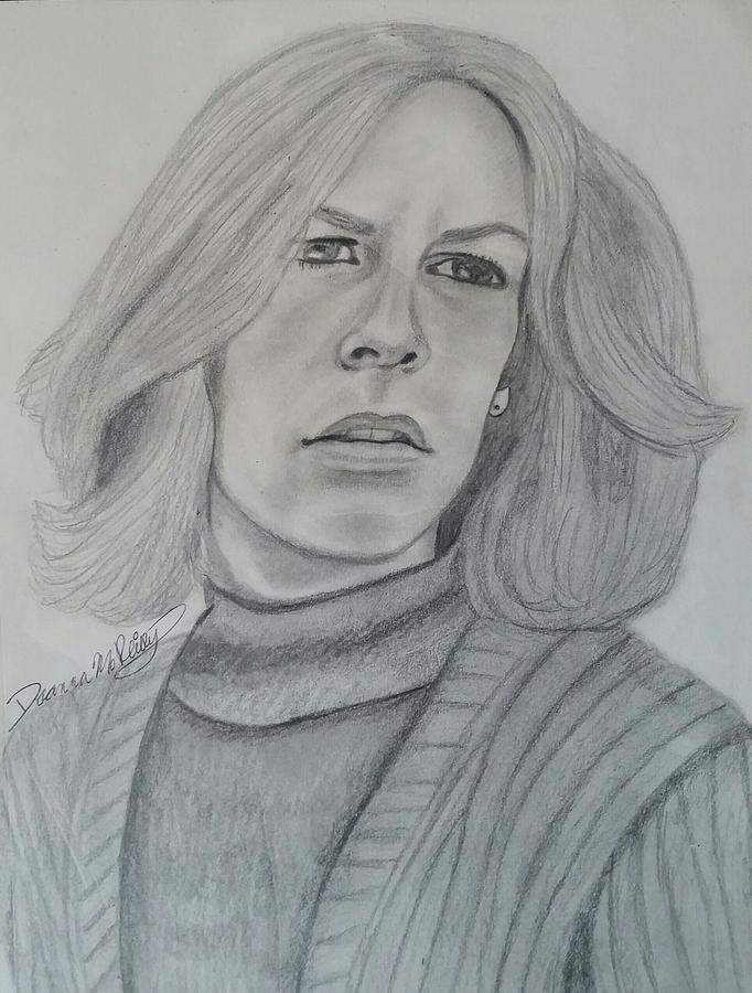 Jamie Lee Curtis Drawing by Deanna Reilly - Fine Art America