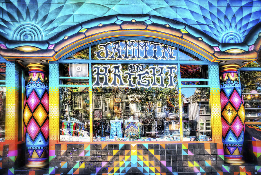 Jammin on Haight Store Front - Haight District - San Francisco Photograph by Jennifer Rondinelli Reilly - Fine Art Photography