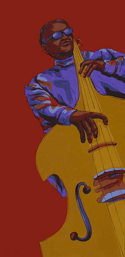 Jazz Painting - Jammin by Sandy Tracey Jazz Painting - Jammin by Sandy Tracey